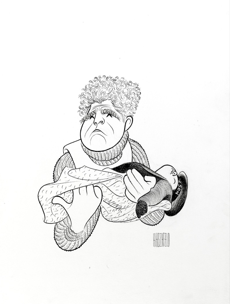 801x1059 Kenneth More In A Night To Remember By Al Hirschfeld