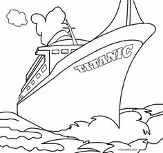 Titanic Ship Drawing at GetDrawings | Free download