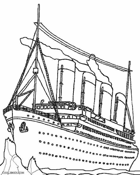 590x738 Titanic Coloring Page Coloring Page For Kids