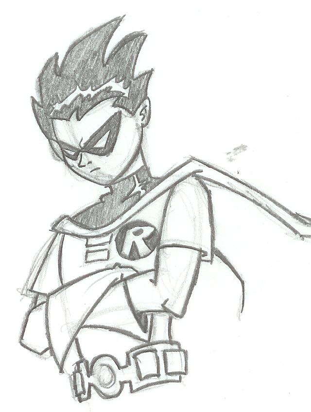 640x848 Teen Titans Robin By The Robin Club