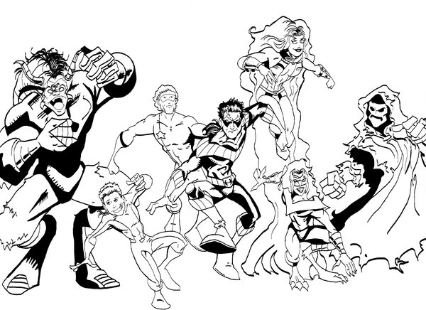 600x436 The New Teen Titans 2 Ink By Vibog 3