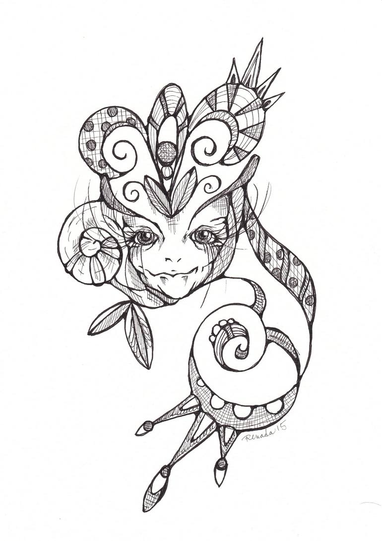 770x1089 Saatchi Art No Title Drawing By Renata Lombard