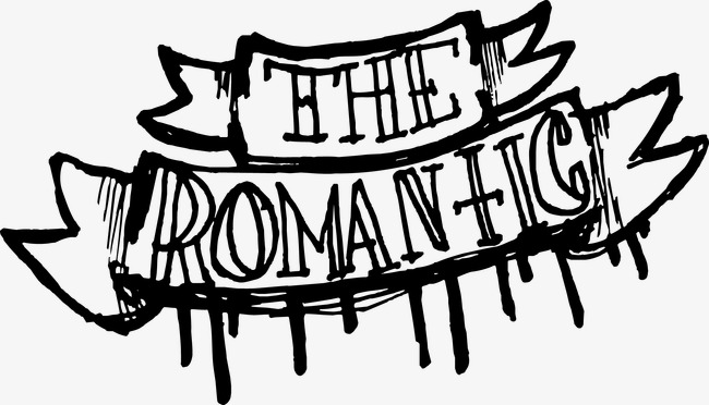 650x372 Title Vector, Black And White Painting, Hand Painted, Sketch Png