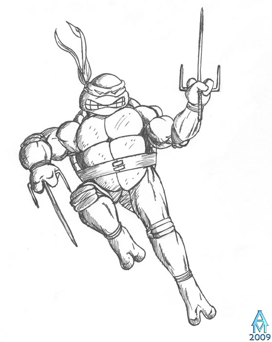 559x701 New Series Tmnt Drawings Pt 1 By Alphacentaurian