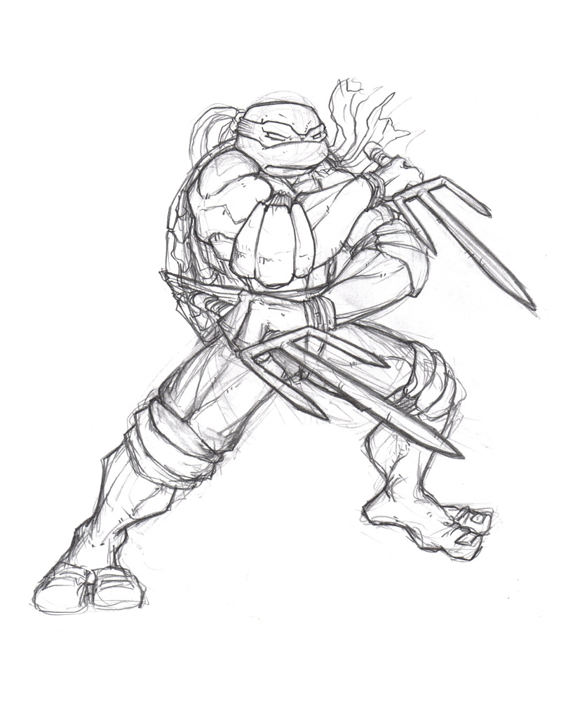 Tmnt Drawing at GetDrawings | Free download