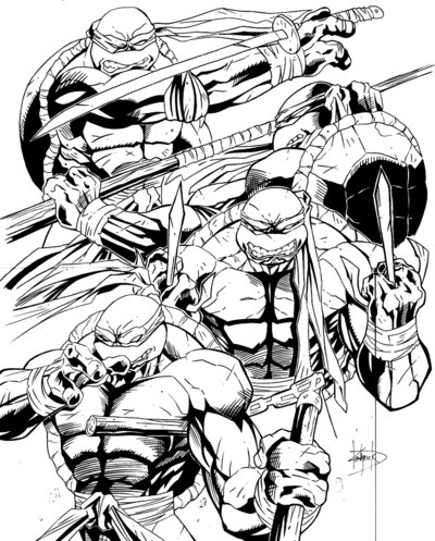 400x497 Tmnt 2 By Damagearts