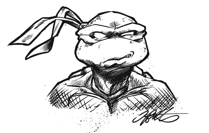 Tmnt Drawing at GetDrawings | Free download