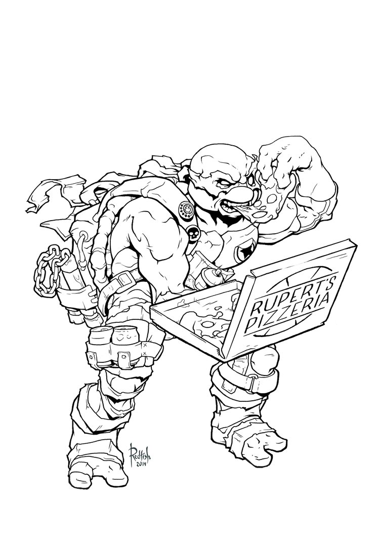 741x1079 Michelangelo Lineart By Alexredfish