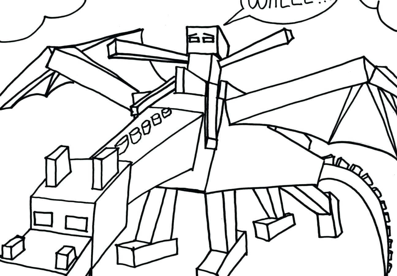 1295x900 Coloring Printable Minecraft Coloring Pages Incredible To Print