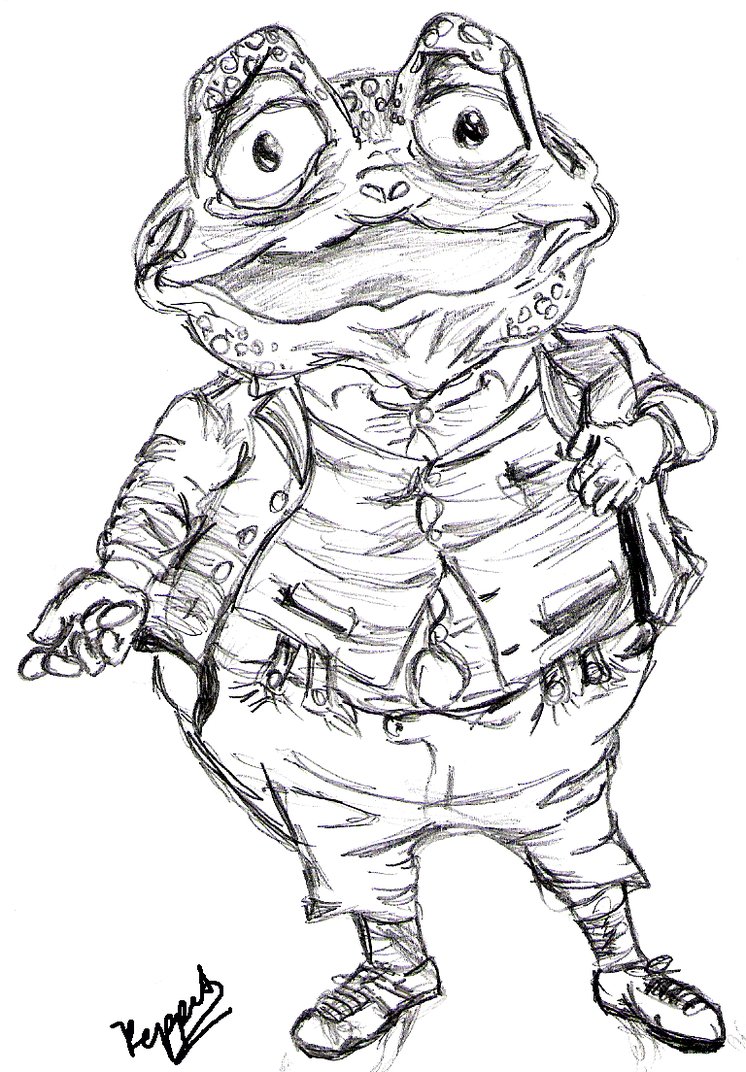 746x1072 Toad . Wind In The Willows By Keppit
