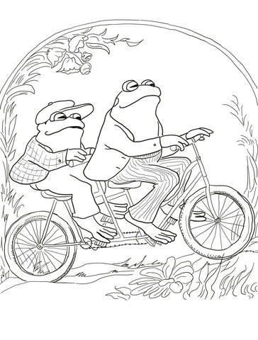 364x480 Frog And Toad Together Coloring Page Free Printable Coloring Pages
