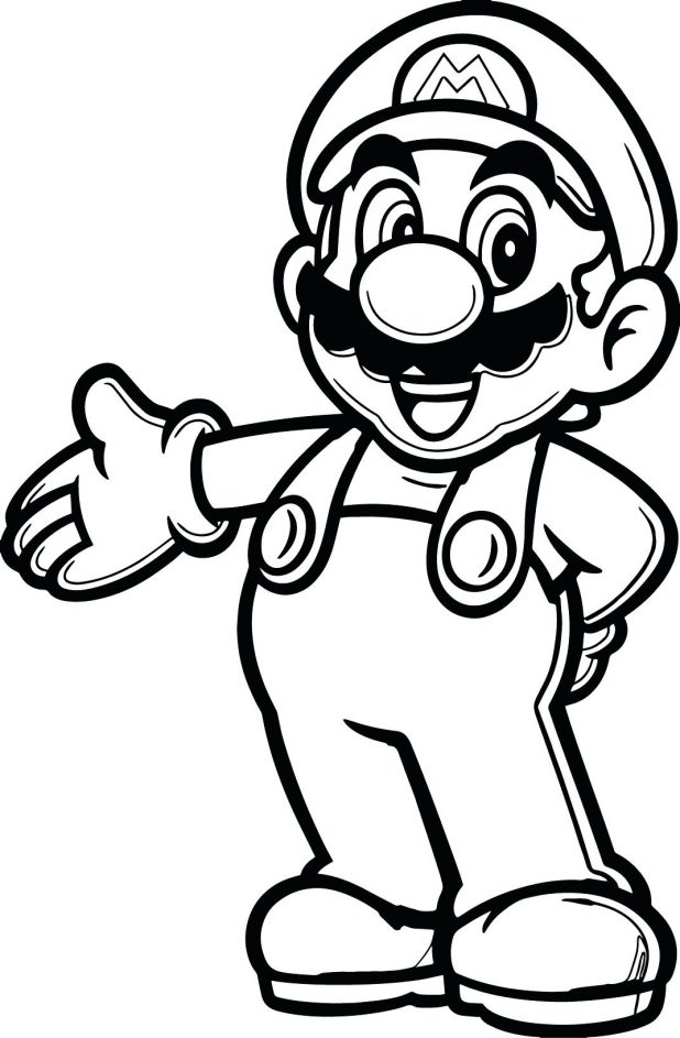 618x943 Super Coloring Pages And 94 Remarkable Toad Of From Mario Bros