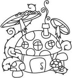 236x255 Picture To Colour In Of Toadstool Town Crafts =o)