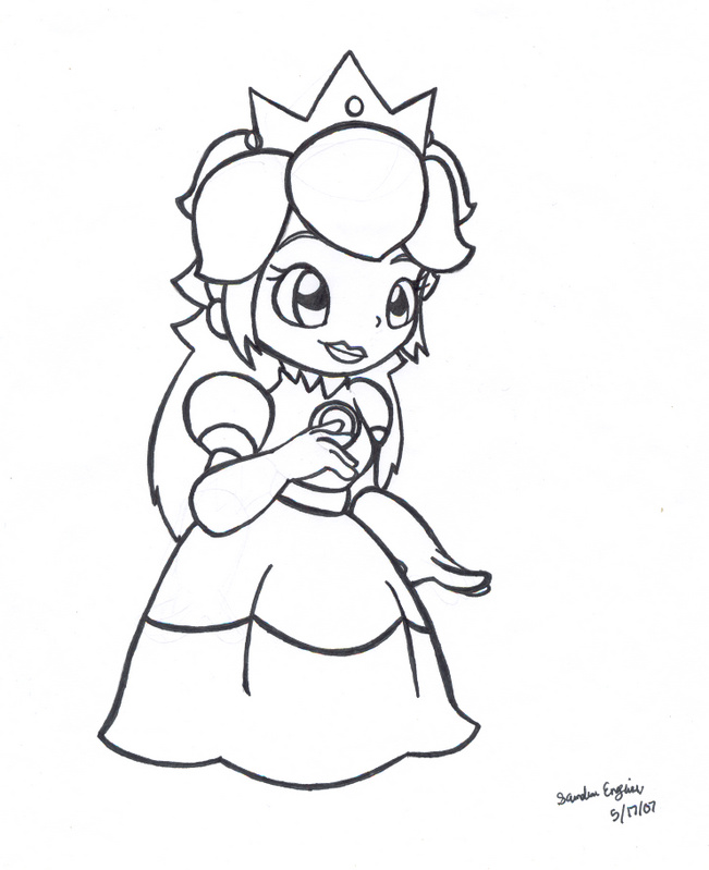 651x799 Princess Toadstool By G Bomber