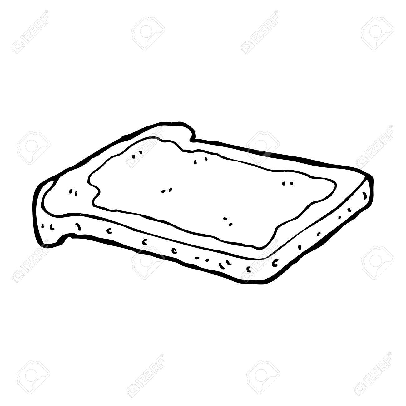 1300x1300 Cartoon Jam On Toast Royalty Free Cliparts, Vectors, And Stock