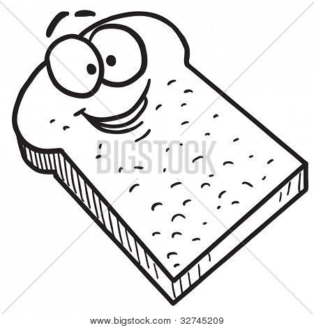 450x470 Cartoon Toast Bread Vector Amp Photo Bigstock