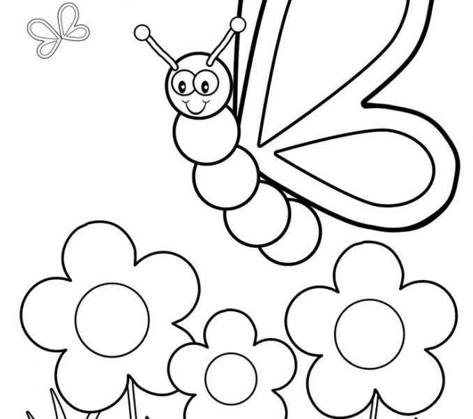 678x600 Coloring Page For Toddlers Coloring Page