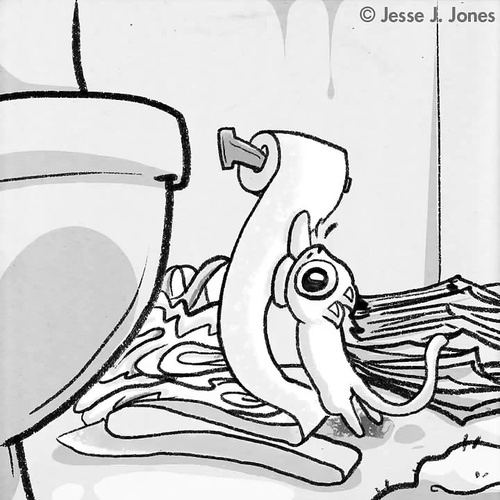 500x500 Toilet Paper Climbing