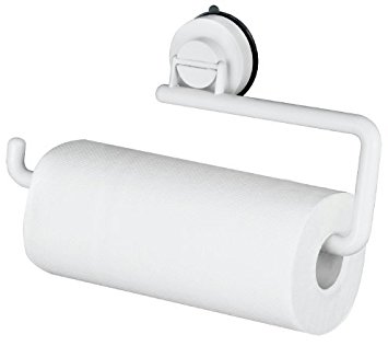 355x316 Bathla Suction Plastic Kitchen Roll Holder Towel Hanger (White