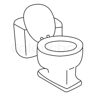 320x320 Toilet Rules Do Not Step On The Toilet Sign Stock Vector