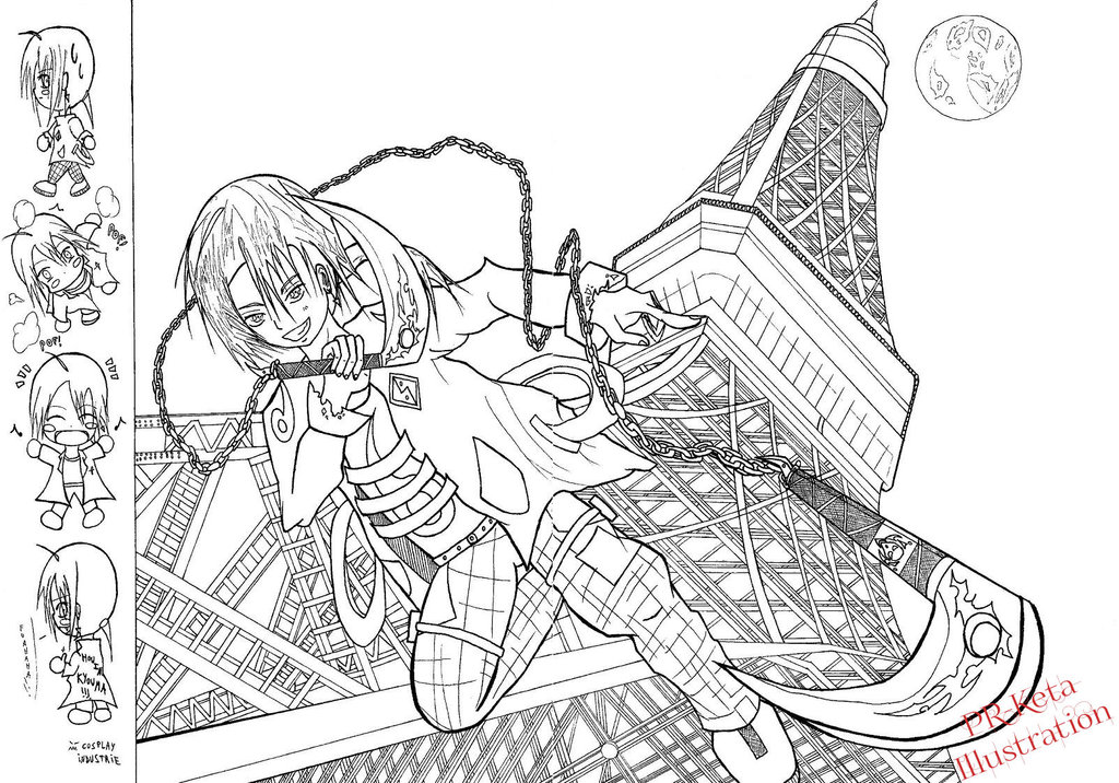 1024x716 Tokyo Tower By Pr Keta Illustration