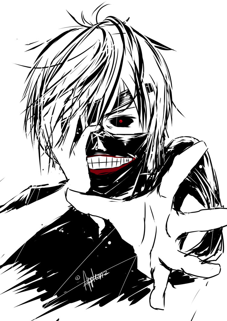 752x1063 Tokyo Ghoul By Appleonz