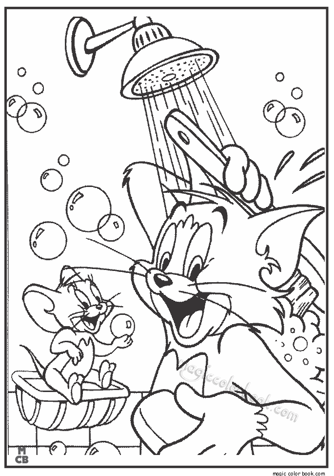 685x975 Tom And Jerry Coloring Pages Games To Amusing Draw Pict 35