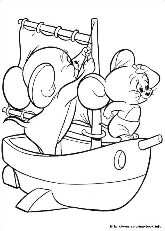 567x794 Tom And Jerry Coloring Pages On Coloring