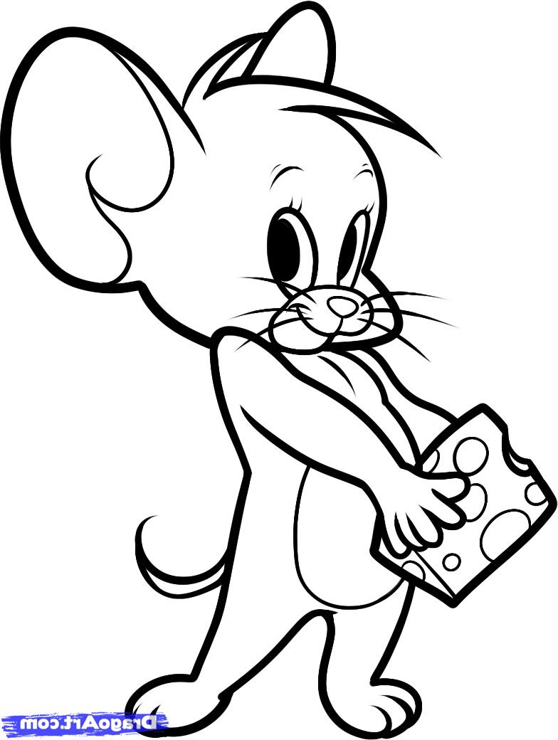 784x1040 Tom And Jerry Pencil Drawing Hd Image