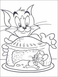 236x314 Tom And Jerry Online Coloring Page For Kids Learn Drawing Colors