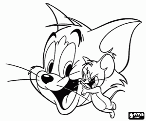 300x250 Tom And Jerry Coloring Pages Printable Games