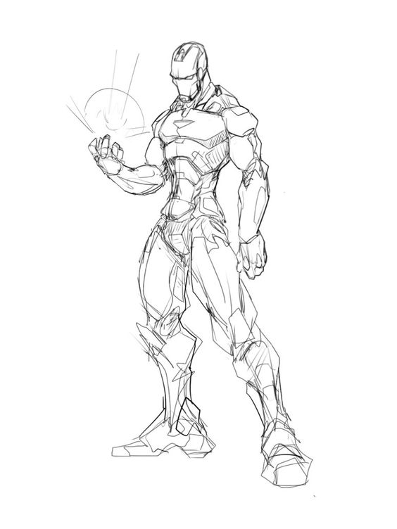 564x752 Warm Up Sketch. Continuing Trend Of Drawing All The Avengers