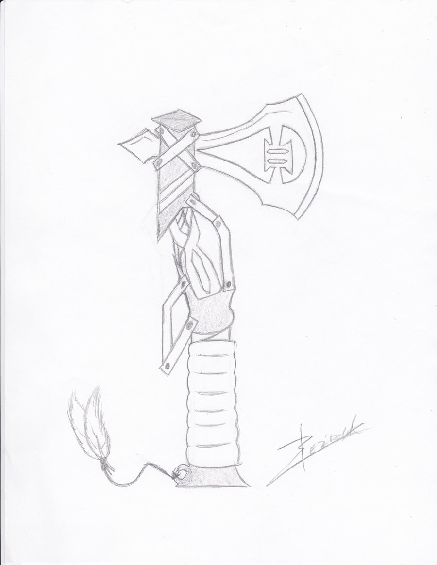 900x1165 Tomahawk Combat Axe By Xeirla