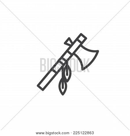 450x470 Indian Battle Ax Feathers Line Vector Amp Photo Bigstock