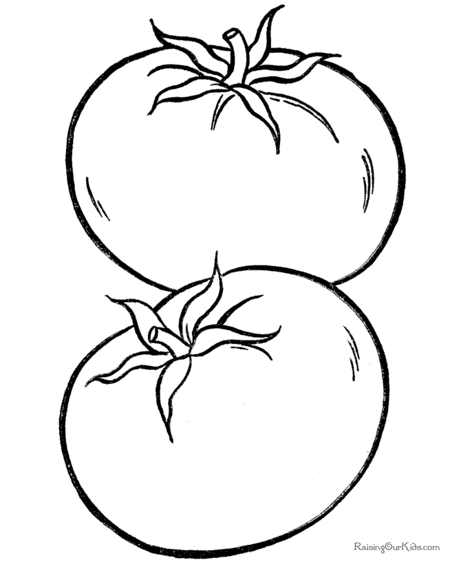 670x820 Tomato Coloring Picture To Print And Color Educational Coloring