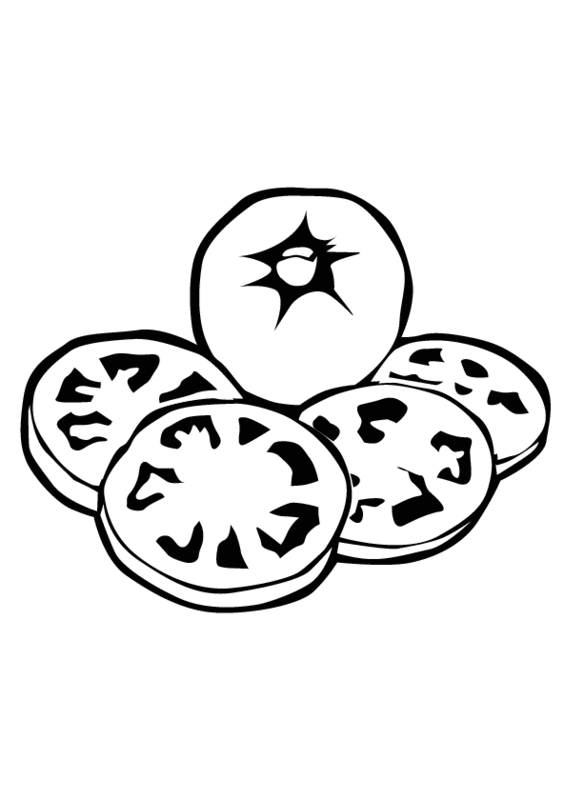 564x800 Tomatoes Coloring Pages