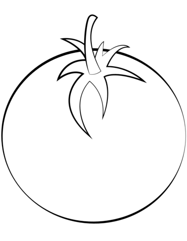 371x480 Tomato Coloring Page Free Printable Coloring Pages
