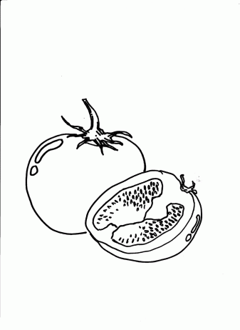 337x462 Tomatoes Coloring Pages For Free