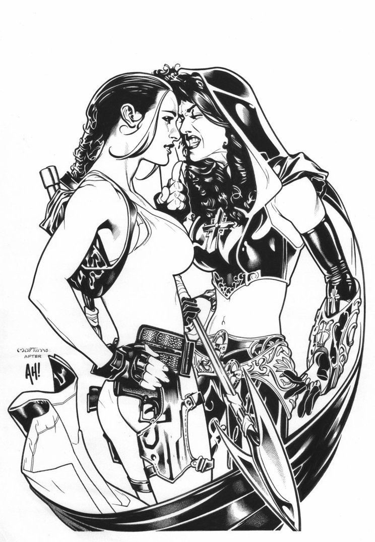744x1073 Adam Hughes Tomb Raidermagdalena Recreation By Sky Boy