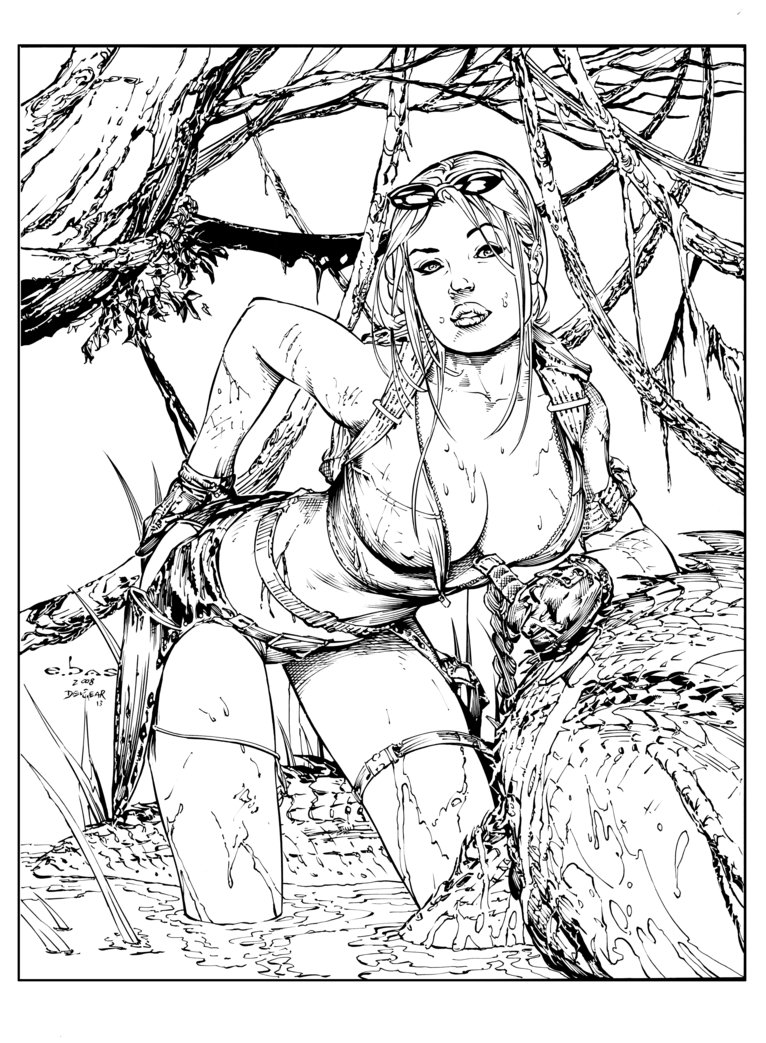 766x1043 Tomb Raider Inks By Devgear