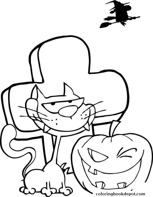 640x822 Black Cat And Pumpkin Winking In Front Of Tombstone Halloween