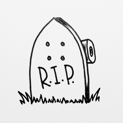500x500 Skateboard Tombstone