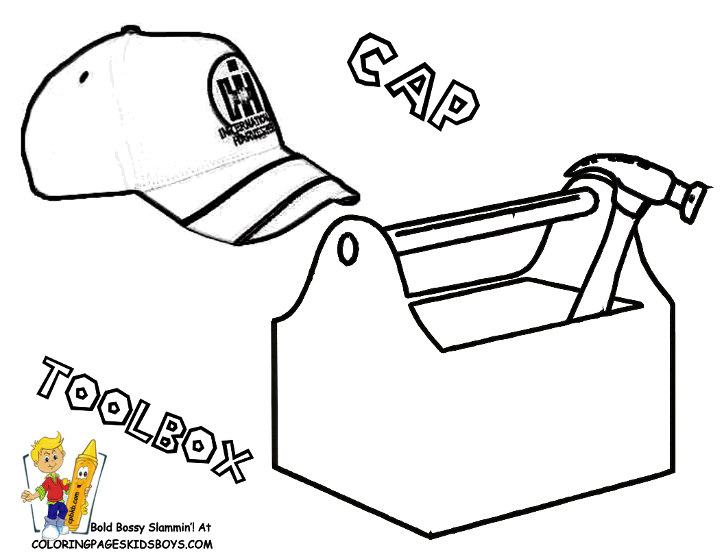 1056x816 Construction Tools Coloring Pages Clipart Panda