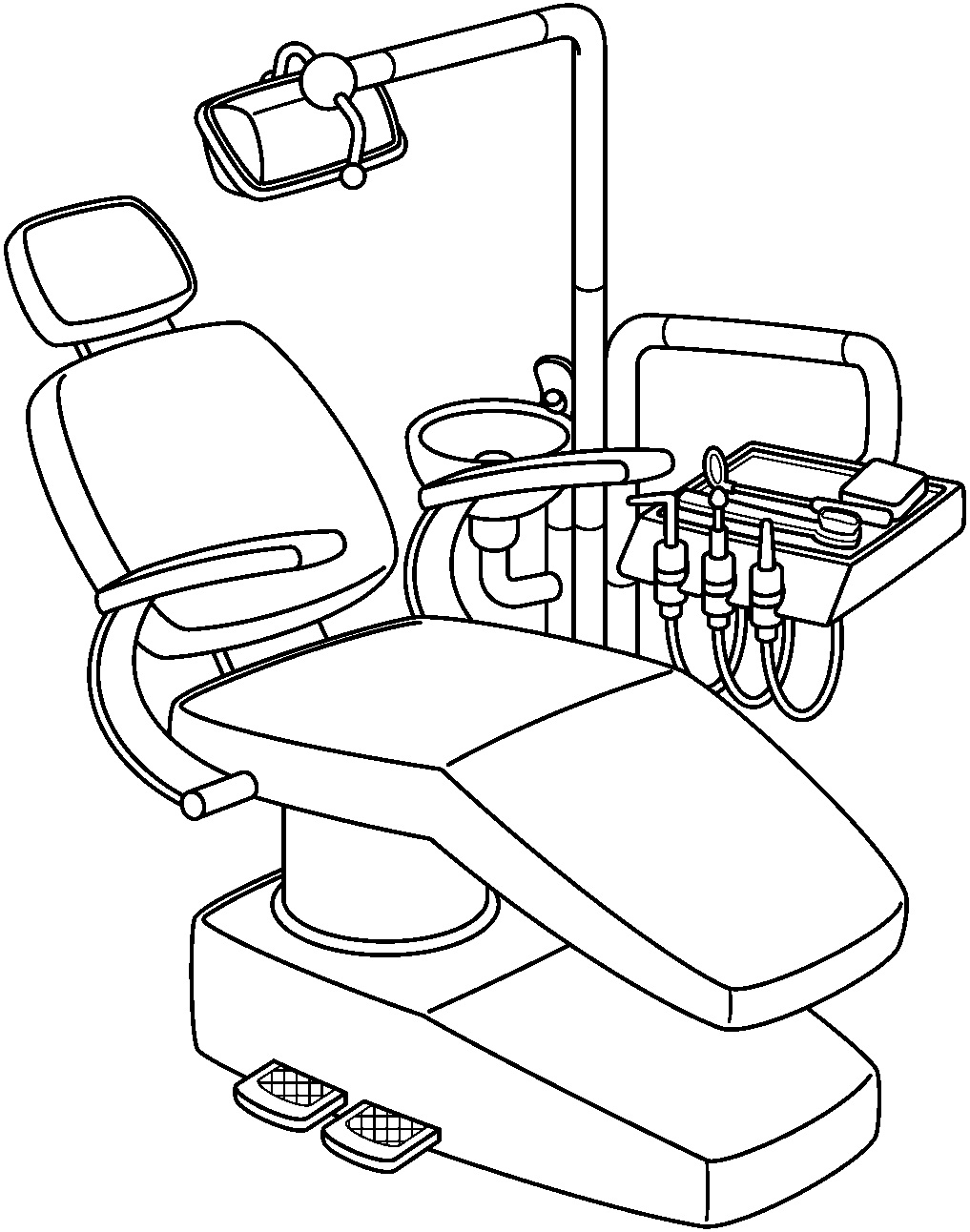1017x1292 Dentist Tool Clipart