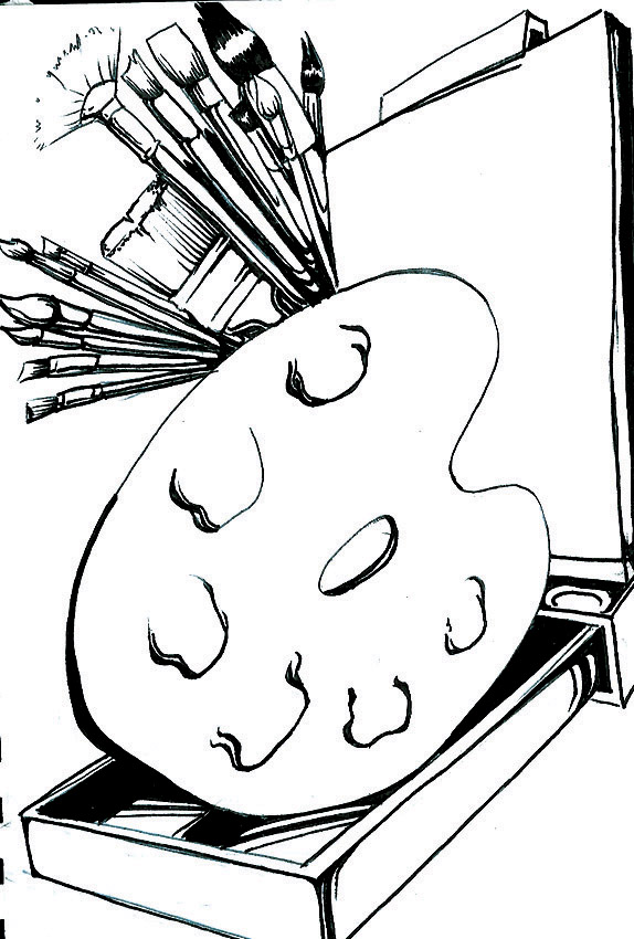 574x850 Black Book Drawings Art ~ Pen Amp Ink Book Drawing