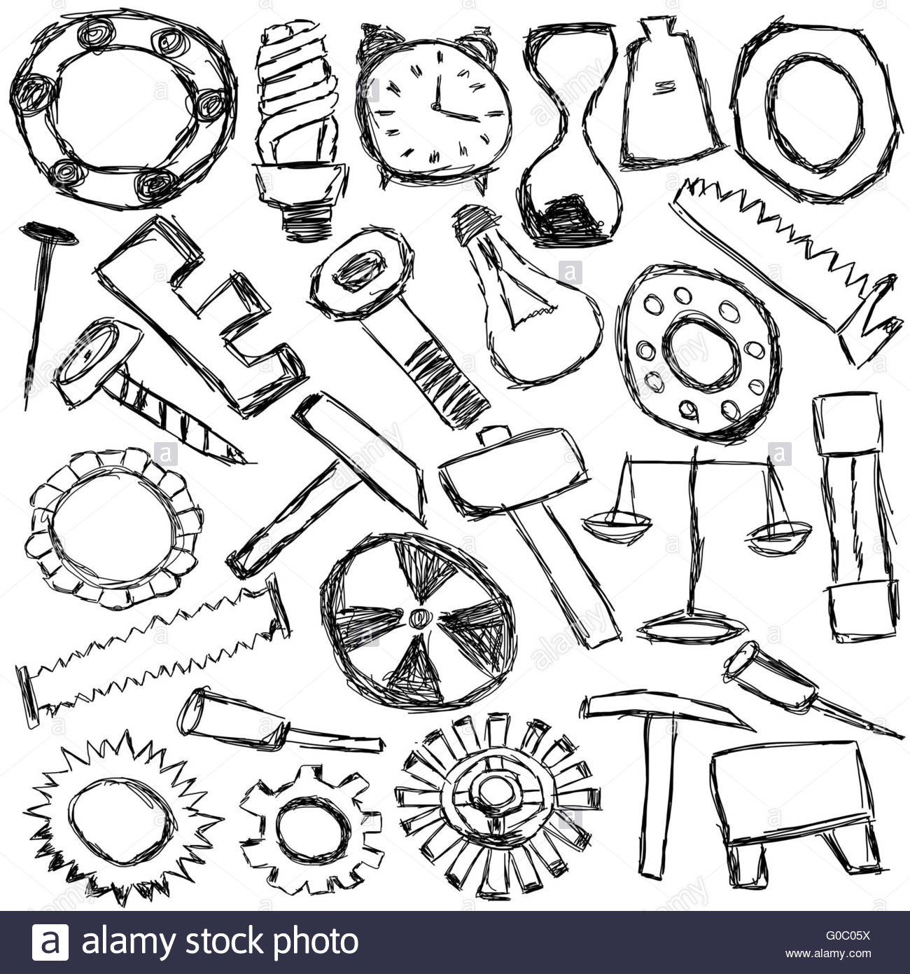 1300x1390 Set Of Mechanical Spare Parts And Tools