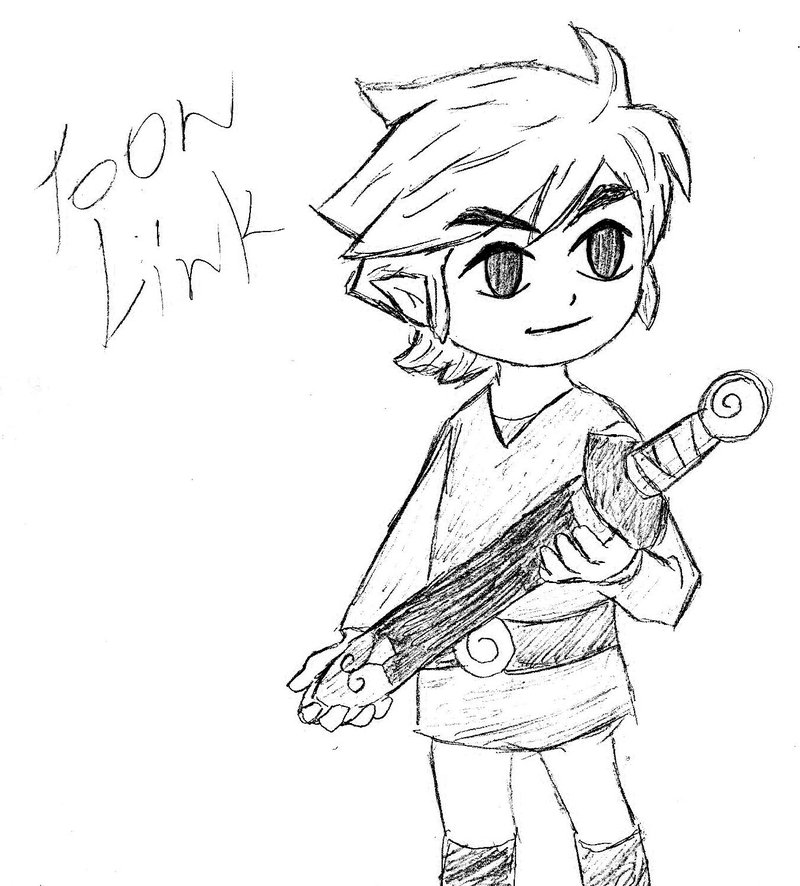 800x886 Toon Link By Vampirerose7