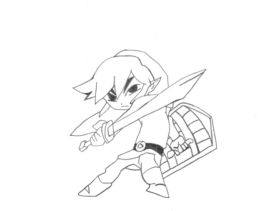 900x692 Toon Link By Beegee12