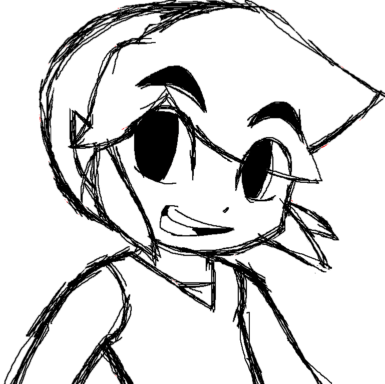 769x767 Toon Link Sketch By Dragginofhyrule