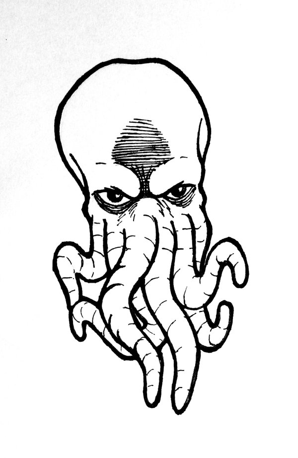 600x922 Cthulhu Toon By Thirteenthman